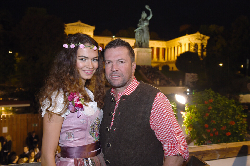 Matthäus mit seiner damaligen Verlobten Anastasia auf dem Oktoberfest 2014. Zwei Monate später gab sich das Paar das Ja-Wort.