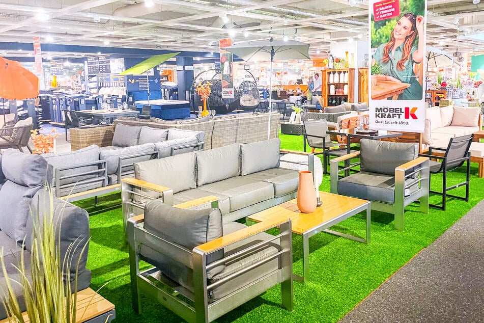 Möbel Kraft senkt bis Montag (31.8.) massiv die Preise auf Gartenmöbel