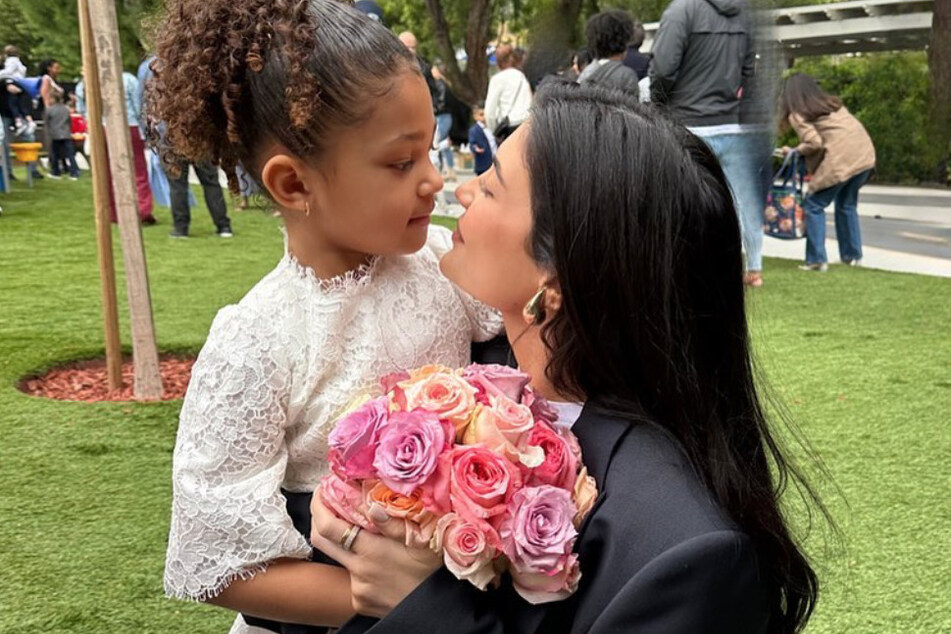 Kylie Jenner reflected on her pregnancy with Stormi Webster by sharing the emotional video with the six-year-old.