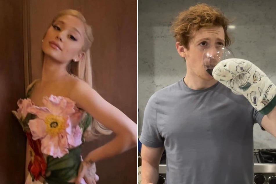 Ariana Grande (l.) and her rumored boyfriend Ethan Slater are still going strong amid their respective divorces.