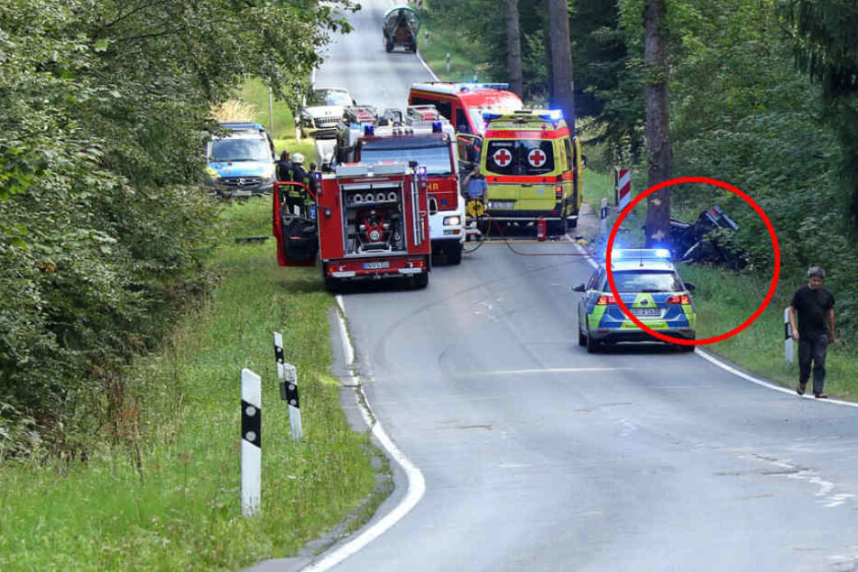 Der Klingenberger verstarb noch an der Unfallstelle.