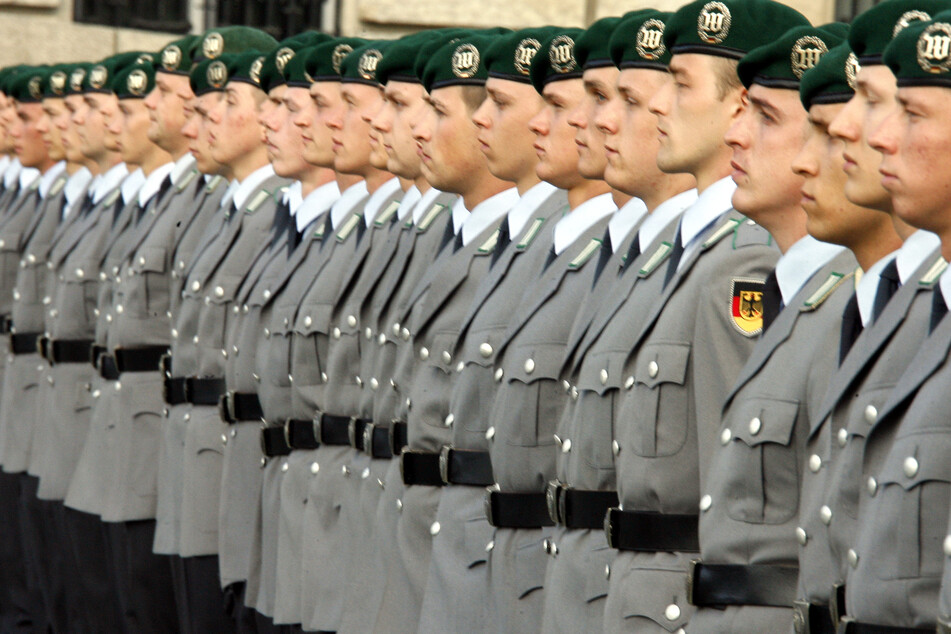 Rekruten der Bundeswehr. (Archivbild)