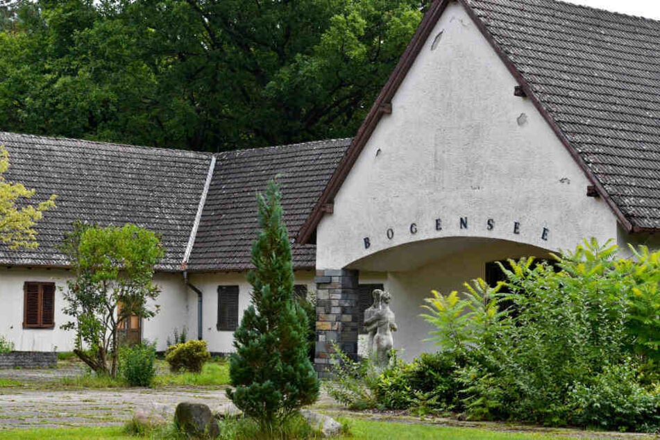 Bogensee: Blick auf den ehemaligen Landsitz von NS-Propagandaminister Josef Goebbels auf dem Gelände der früheren FDJ-Hochschule in Bogensee nahe Wandlitz (Brandenburg).