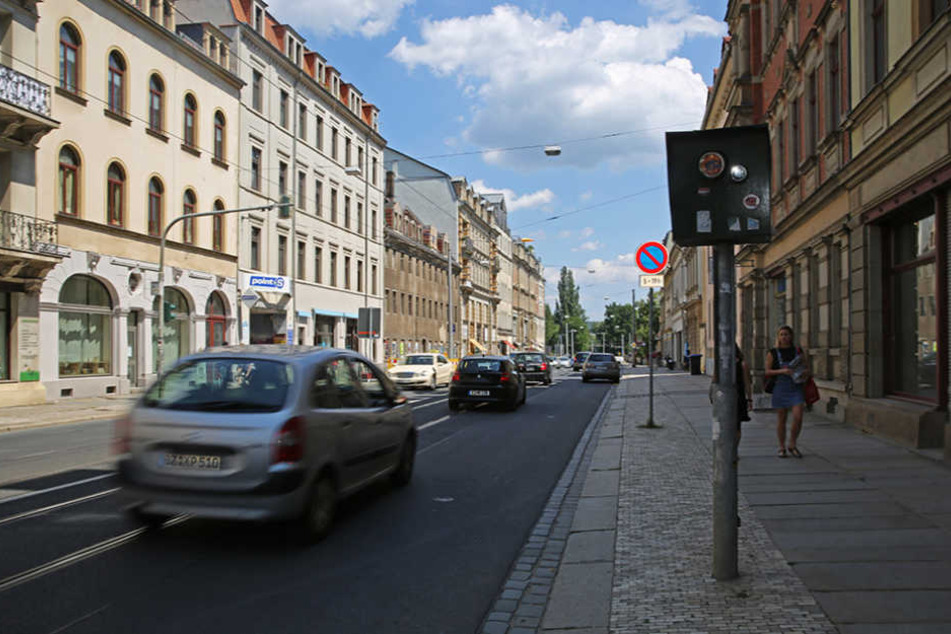 An der Bautzner Straße/Ecke Löwenstraße blitzte der Kasten 194 Rotsünder. 