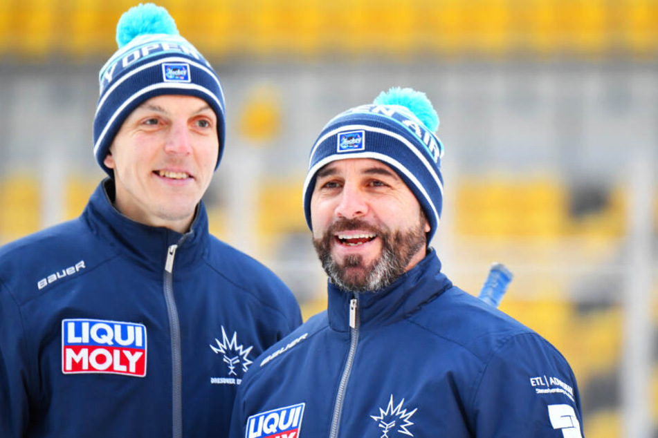 Co-Trainer Petteri Kilpivaara (l.) und Cheftrainer Rico Rossi sind bereits ein super eingespieltes Team.