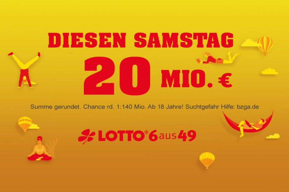 LOTTO 6aus49: Diesen Samstag (3.12.) sind rd. 20 Millionen Euro im Jackpot