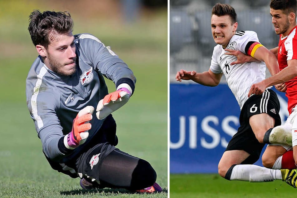 Marius Müller (l.) und Gino Fechner wechselten zur aktuellen Saison von Leipzig nach Kaiserslautern. Schon am ersten Spieltag sahen sie unschöne, an sie adressierte Plakate.