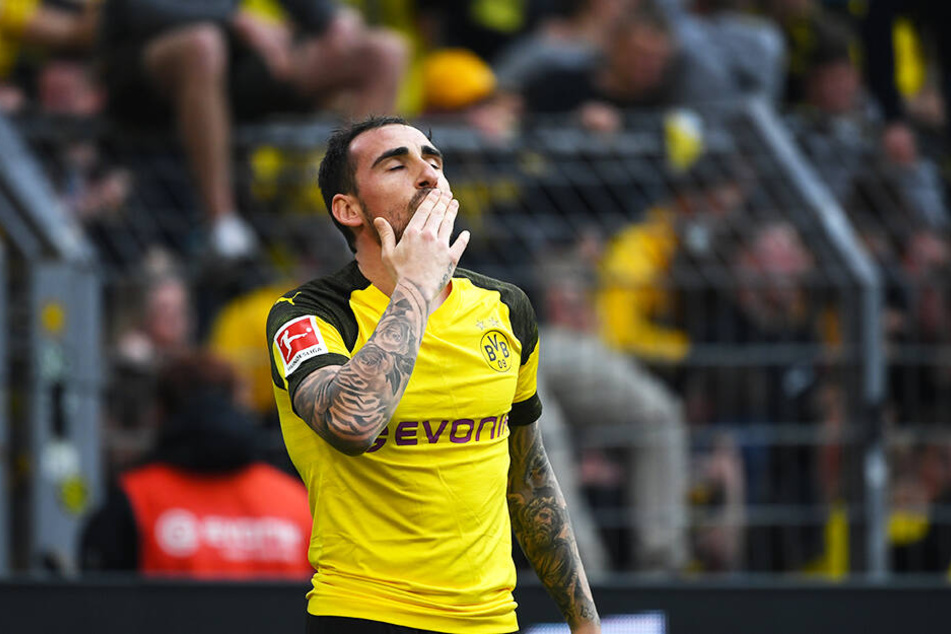 Sturmstar Paco Alcácer droht dem BVB ausgerechnet im Spitzenspiel beim FC Bayern München zu fehlen.