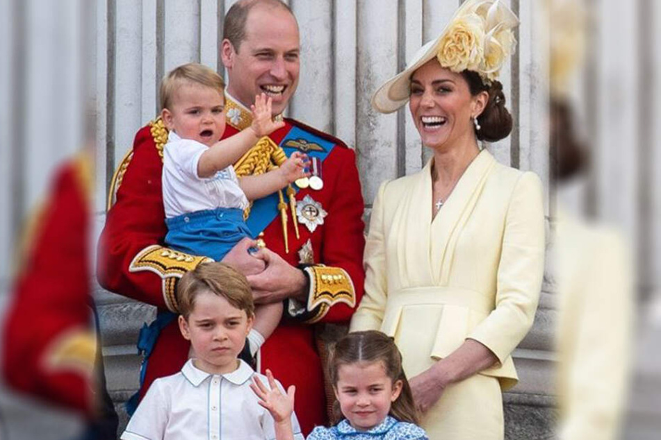 Prinz William und Herzogin Kate (37) haben drei Kinder: Prinz George (5), Prinzessin Charlotte (4) und Prinz Louis (1).