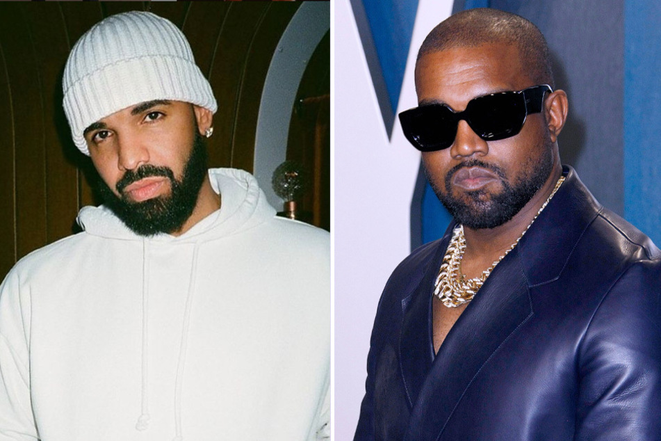 Drake (l.) and Kanye West (r.) had been dueling over who would drop their album next, with West's team pulling the trigger first.