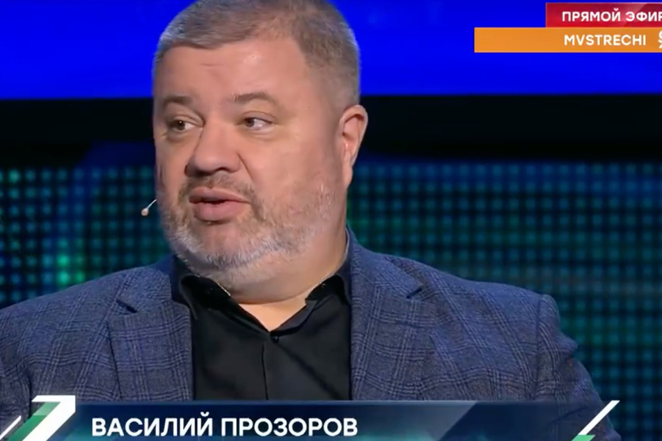 Im Kreml-Fernsehen gibt es reichlich Platz für krude Verschwörungstheorien. Auch Wassili Prozorow darf dort seine Ideen einem breiten Publikum vorstellen.