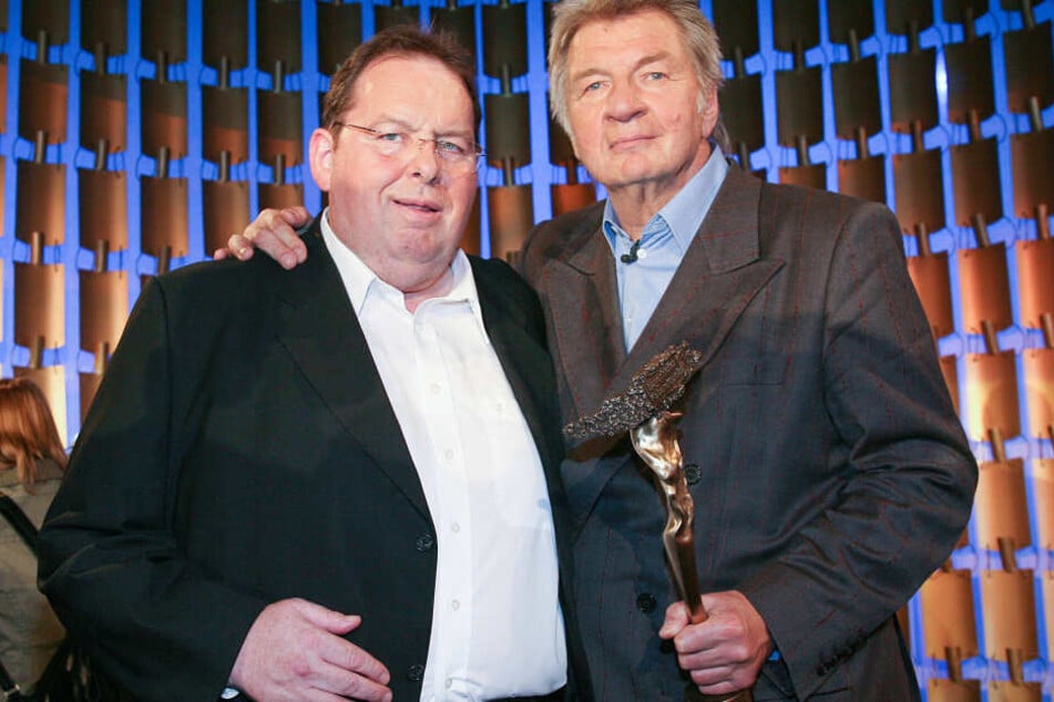 Schneyder mit Kabarettisten-Kollege Ottfried Fischer (li).