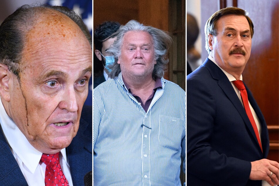 Rudy Giuliani, Steve Bannon, and Mike Lindell - three of Donald Trump's most loyal allies - are losing attorneys after racking up huge legal fees.