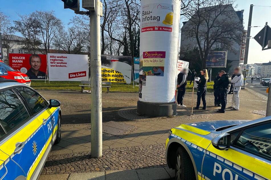 Zahlreiche Einsatzkräfte waren am Samstagvormittag vor Ort, um den Mann (44) zu stellen.