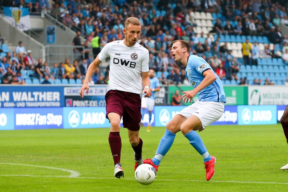 Felix Meyer (21, l.) zählt in seiner dritten Herrensaison, seine dritte beim BFC Dynamo, noch immer unter die U23-Regel.
