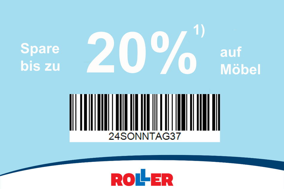 Hier Barcode herunterladen und bis zu 20 Prozent beim Möbelkauf sparen.