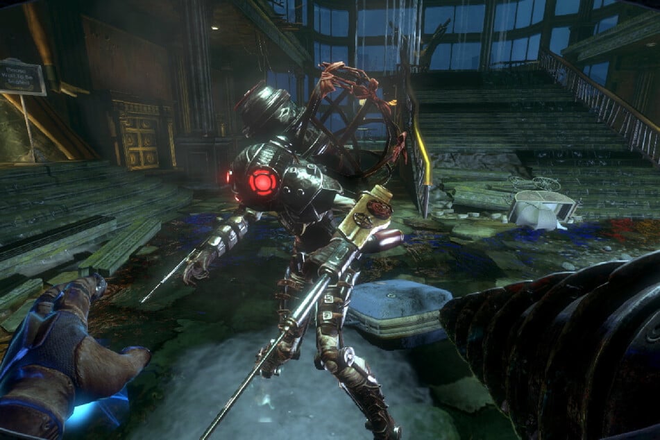 "Bioshock 2" spielt einige Jahre nach dem ersten Teil. Die Stadt wirkt noch verwüsteter. Zudem gibt es mit der "Big Sister" einen neuen knüppelharten Gegnertyp.