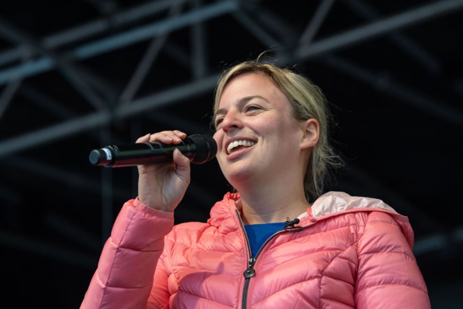 Katharina Schulze (33, die Grünen) ist eine gewandte Rednerin.
