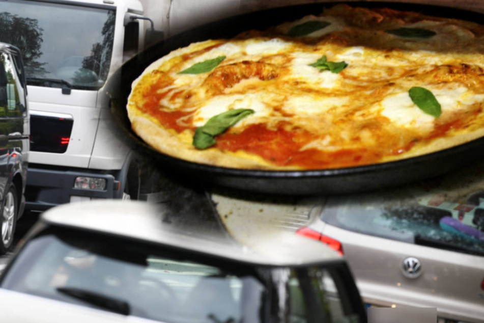 Als die 18-jährige Fahrerin zur Pizza griff, geriet sie in den Gegenverkehr. (Symbolbild)