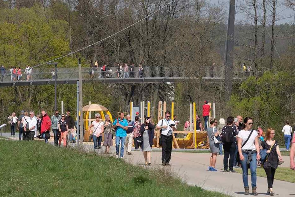 Start nach Maß für die Landesgartenschau: Gut 5000 Besucher kamen am Osterwochenende zum Blumengucken.