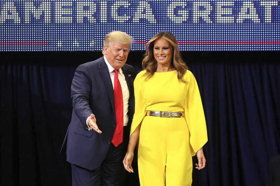 Stilsicher oder unpassend? An Melania Trumps Jumpsuit dürften sich die Geister scheiden.