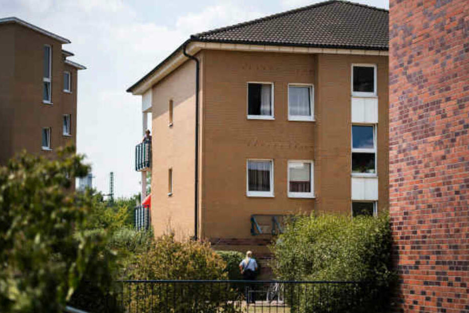 In dieser Wohnsiedlung in Düsseldorf-Rath wurde ein siebenjähriges Mädchen ermordet.