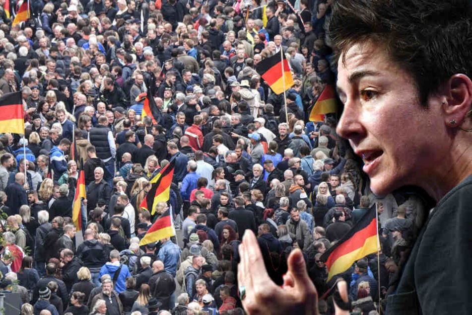 Dunja Hayali in Chemnitz: Sie geht dahin, wo es wehtut und wird mit "F****!" heim geschickt