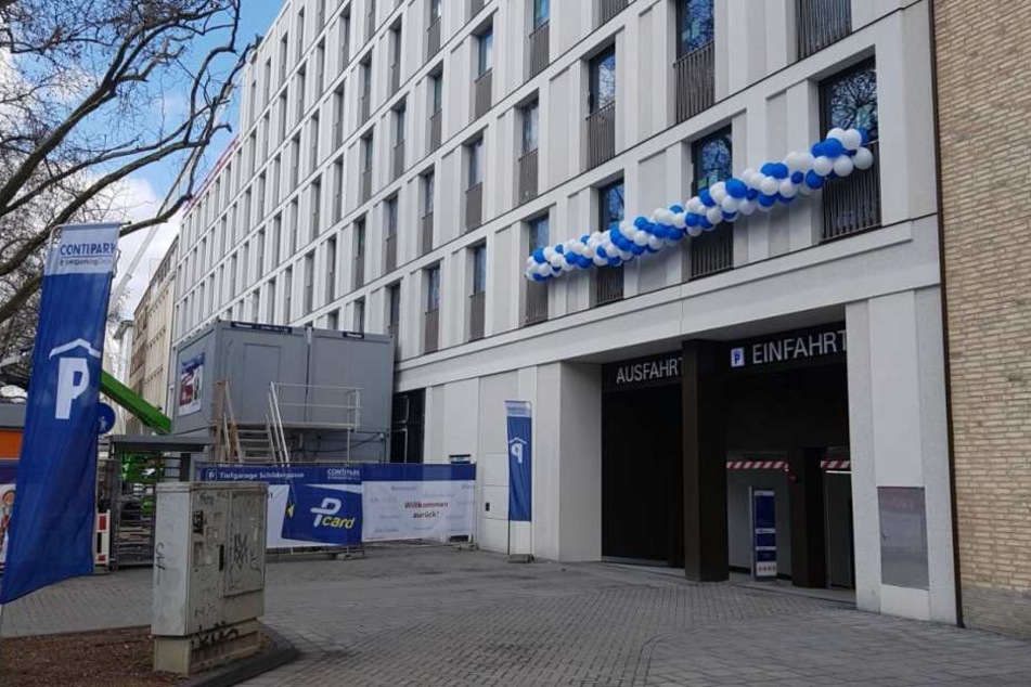 Über der Tiefgarage entsteht ein Hotel.
