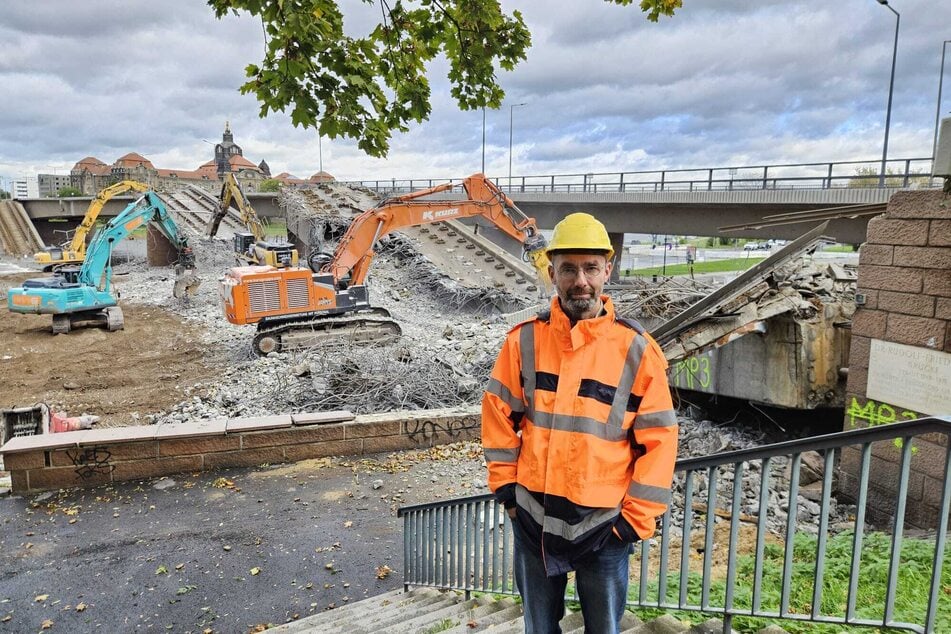 Laut Abteilungsleiter Holger Kalbe (54) wird der Ersatzneubau von Brückenzug C noch viel Zeit benötigen.