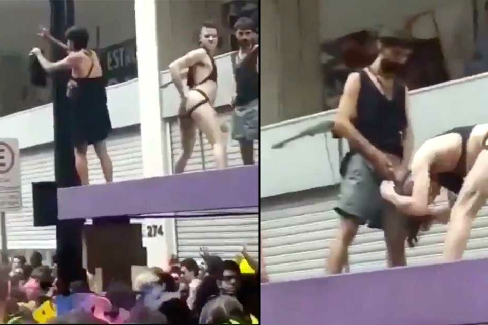 Szenen aus dem von Bolsonaro veröffentlichten Video.