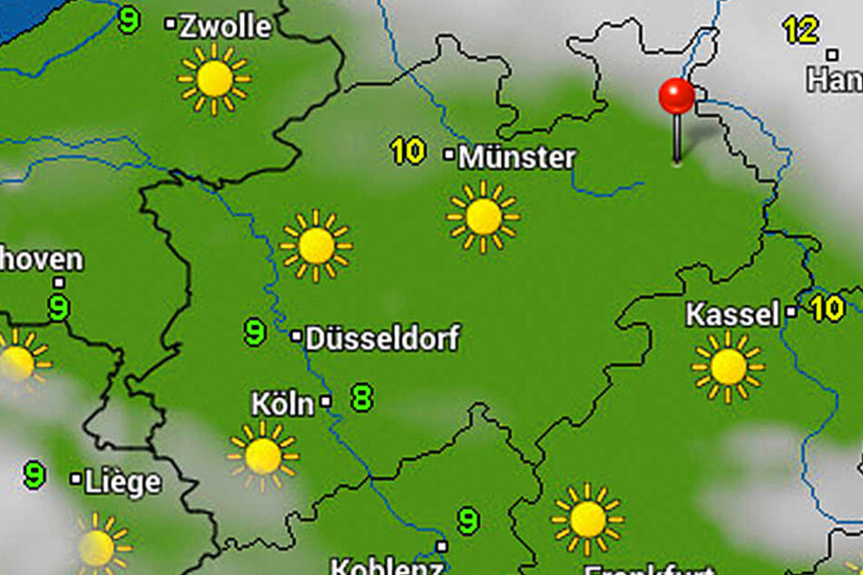 Am Samstag und Sonntag ziehen nur vereinzelte Wolken über OWL hinweg.