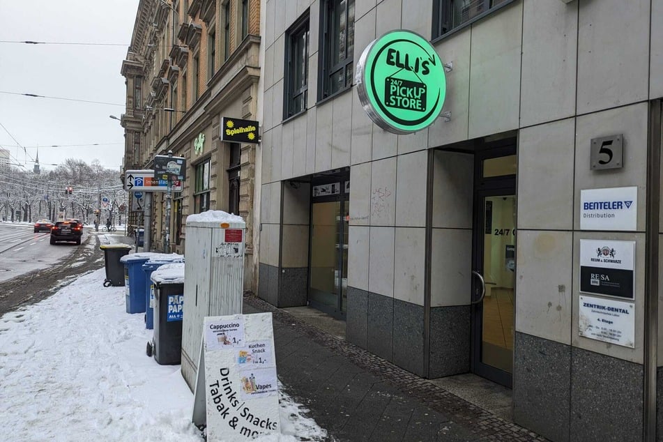 Der Automaten-Kiosk in der Käthe-Kollwitz-Straße 5 hat immer geöffnet.