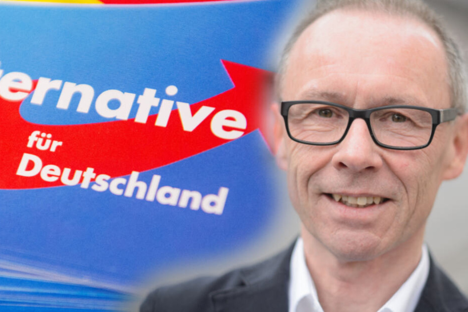 Harry Ebert war der erste und ist bislang der einzige AfD-Bürgermeister in Deutschland. (Fotomontage)