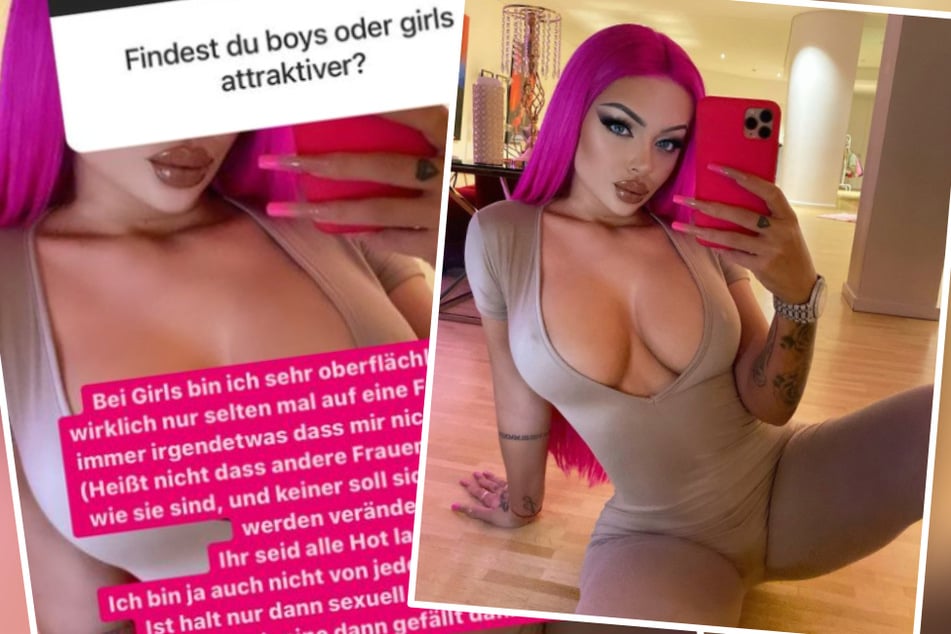 Katja Krasavice (25) verriet bei Instagram, was ihr bei Frauen und Männern im Einzelnen gefällt.