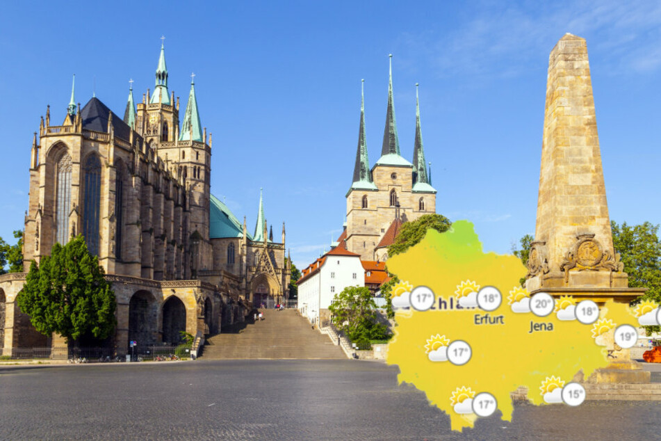 Am Montag wird es noch sonnig in Thüringen, aber dann müssen sich die Thüringer auf Regen einstellen.