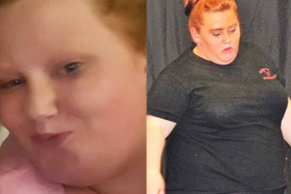 Chelsey Goold (24) vor ihrem Gewichtsverlust.