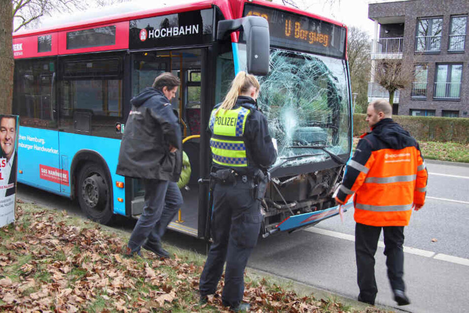 Die Polizei nahm den Unfall auf.