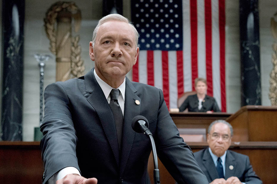 Kevin Spacey als US-Präsident Frank Underwood.