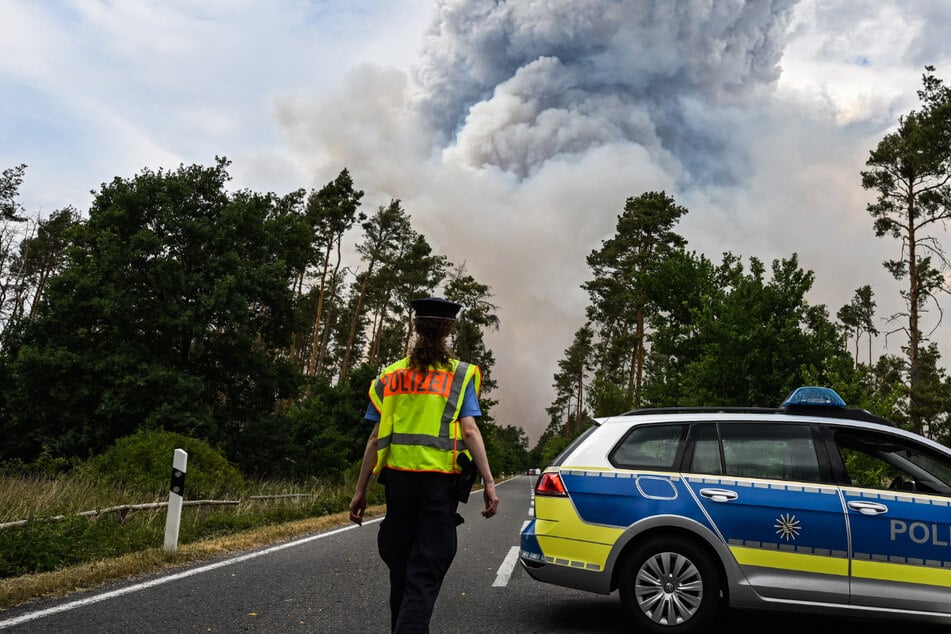 Heftiger Waldbrand in der Gohrischheide: Erste Entwarnung