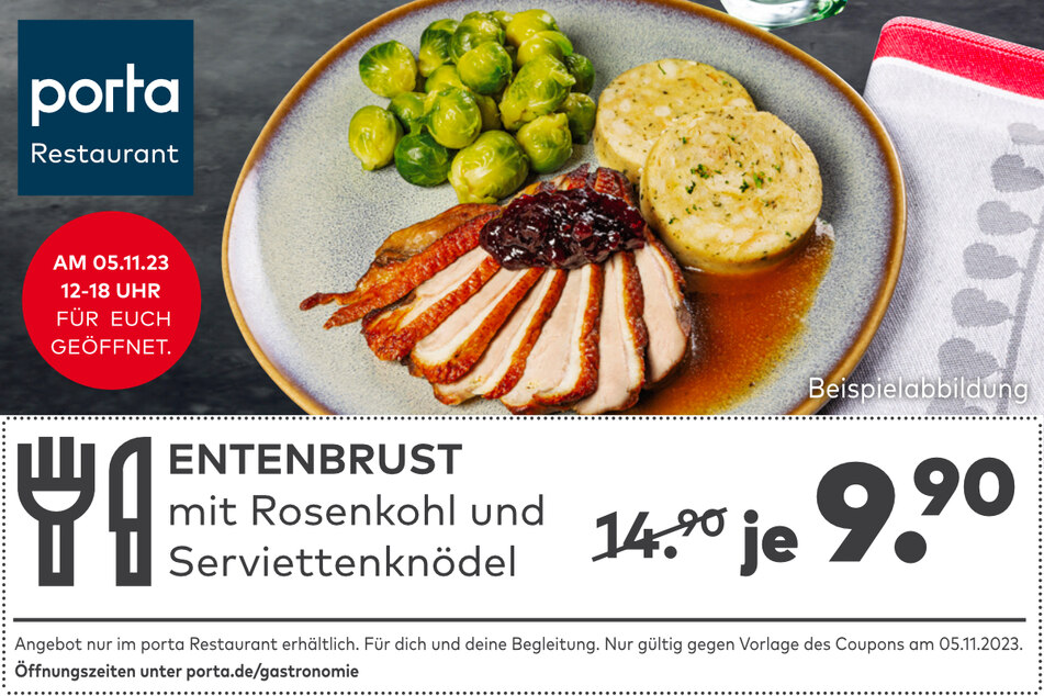 Hier klicken und den Restaurant-Coupon herunterladen.