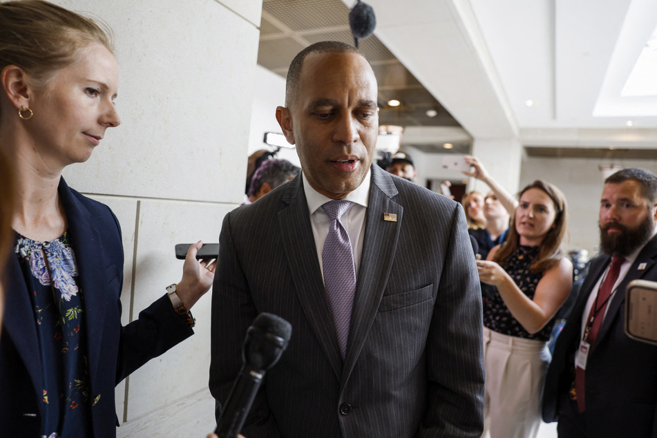 Representative Hakeem Jeffries pledged to oppose the National Defense Authorization Act because of provisions added by GOP lawmakers.