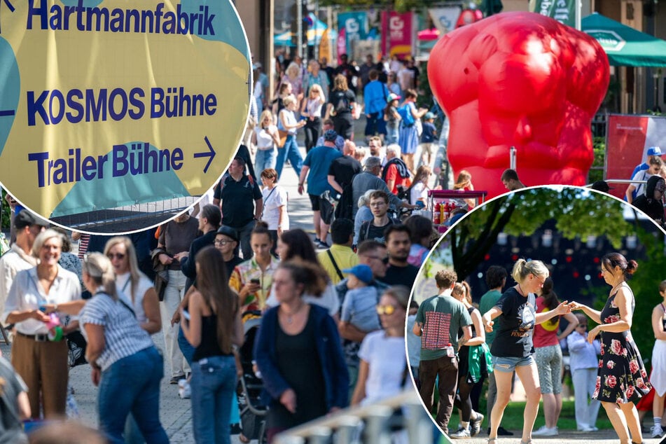 Chemnitz: Chemnitzer feiern ihr "Kosmos": Tausende Besucher beim Stadtfestival