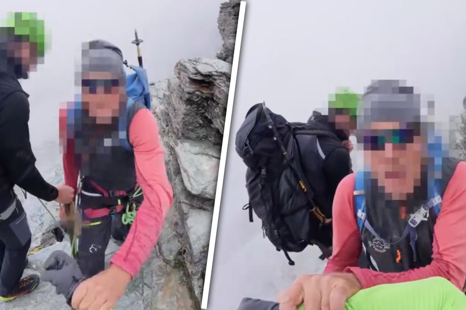 "Ich komme rauf und geb dir eine": Streit in 3000 Metern Höhe eskaliert! Bergführer greift Alpinist an
