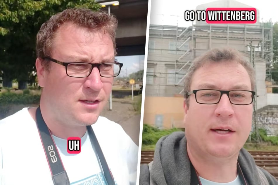 Retrasos y cancelaciones: Kirk Bevins (39) criticó a Deutsche Bahn en TikTok.