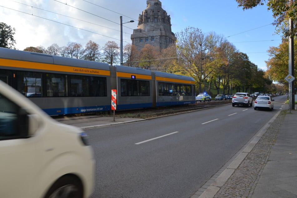 In diesem Bereich soll die Prager Straße zur "Mobilitätswende" umstrukturiert werden. Die Anwohner von Probstheida und Stötteritz befürchten letztlich allerdings noch mehr Lärm und Verkehr in ihren Wohngebieten.