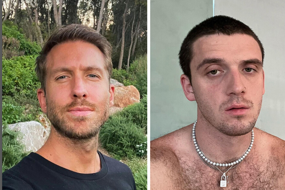 Calvin Harris (l) and Lauv both have respective albums dropping on Friday.