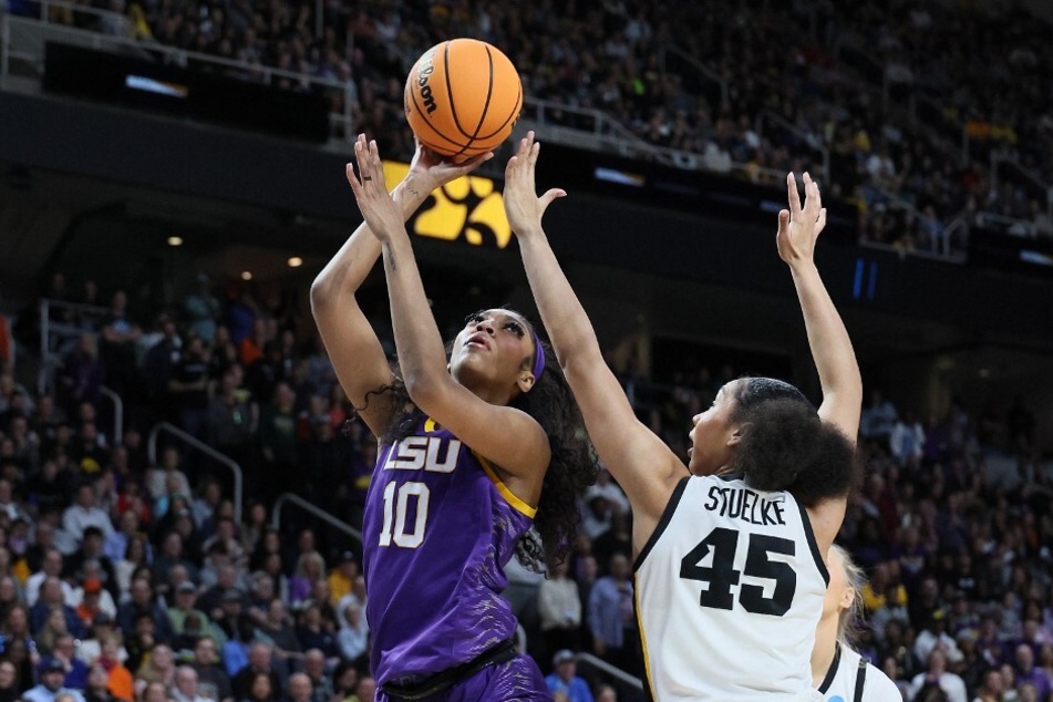 The Washington Mystics and Minnesota Lynx can emerge as great landing spots for Angel Reese (l.) in the upcoming WNBA Draft.