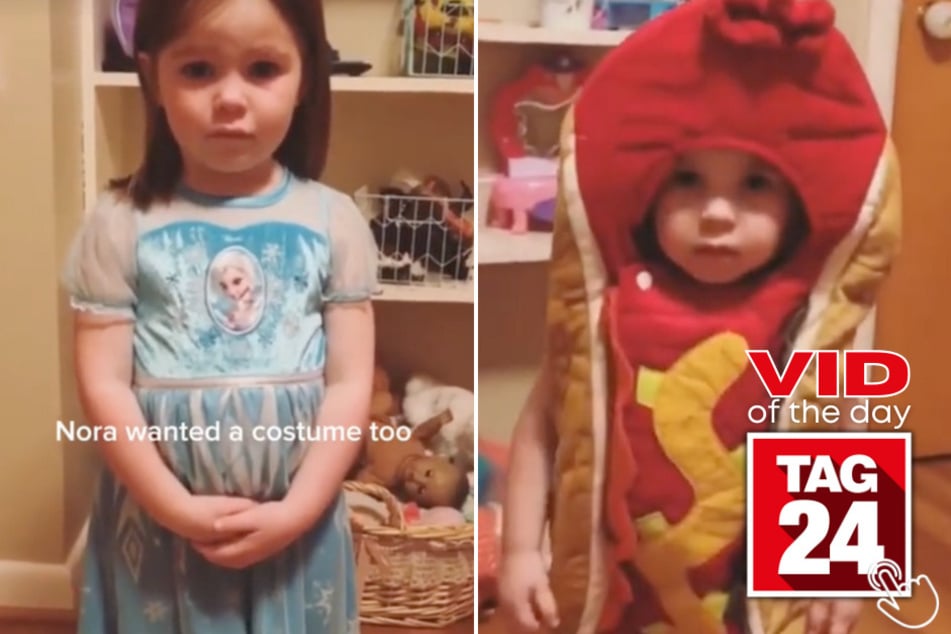 Today's Viral Video of the Day features a pair of sisters who have different ideas of comfy pajama styles!