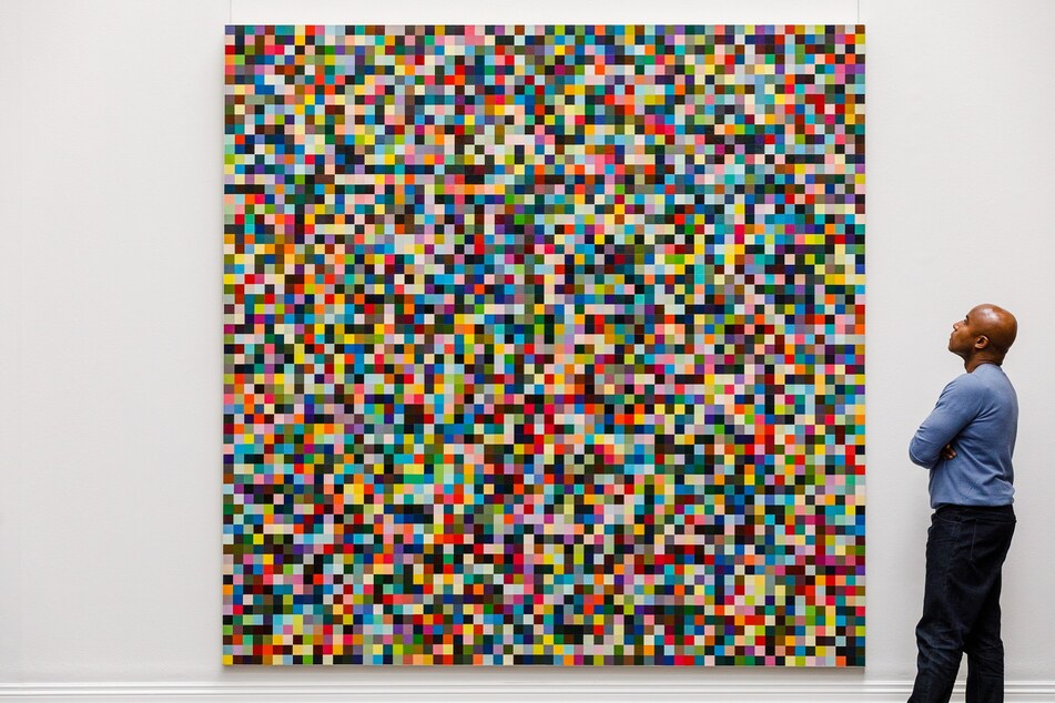 "4096 Farben" von Gerhard Richter wird in New York versteigert.