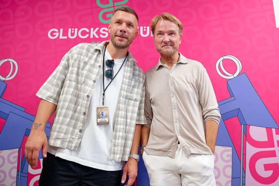 Veranstalter Markus Krampe (55, r.) und Mitorganisator Lukas Podolski (41) halten weiterhin zusammen.